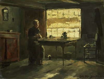 Çiftlik evi iç by Johan Hendrik Weissenbruch