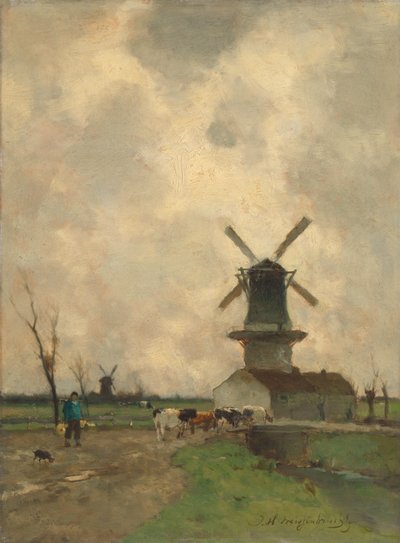 Değirmen by Johan Hendrik Weissenbruch