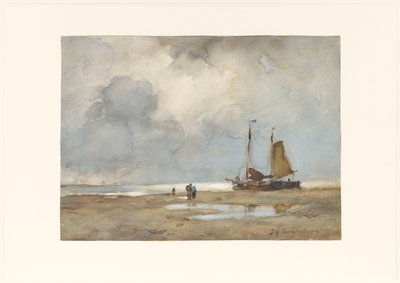 Sahilde Görüntüle by Johan Hendrik Weissenbruch