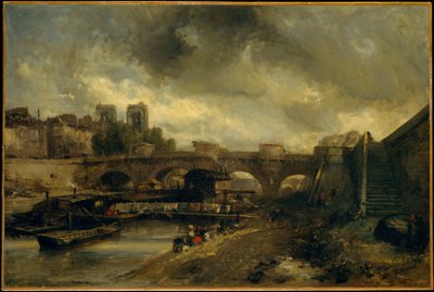 Pont Neuf by Johan Jongkind