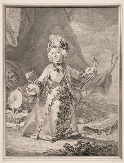 bir çocuk olarak Hıristiyan VII by Johan Martin Preisler