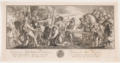 Calvary'ye giden koridor by Johan Martin Preisler