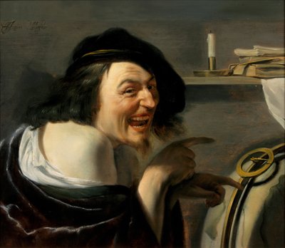 Demokritos, 1630 by Johan Moreelse