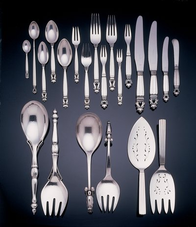 Meşe palamudu desen sofra takımı hizmeti by Johan Rohde