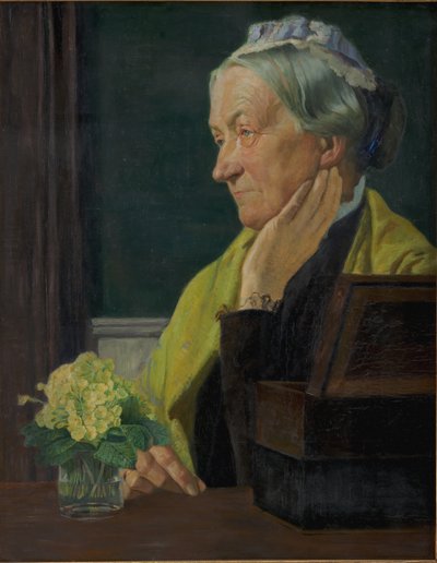 Ane Marie Rohde, b. Schmidt, sanatçının annesi by Johan Rohde