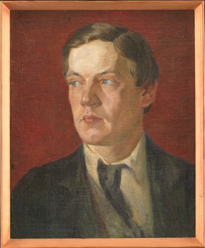 İsveçli ressam Gustaf Wolmar'ın portresi by Johan Rohde