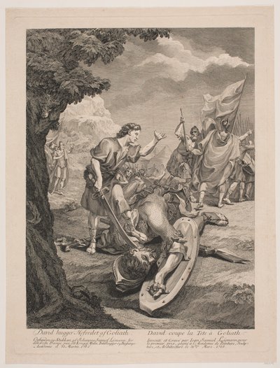 David ve Goliath by Johan Samuel Lymann