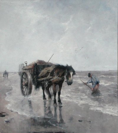 Deniz Esintileri (tuval üzerine yağlı boya) by Johan Scherrewitz