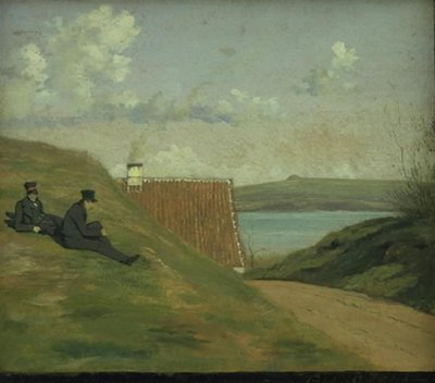 Frederiksværk Yakınlarında Batık Bir Yol by Johan Thomas Lundbye