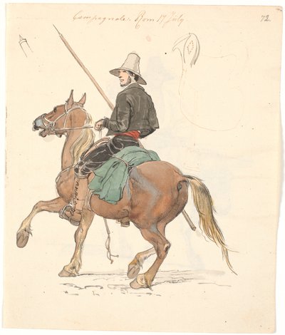 at sırtında Campagnole by Johan Thomas Lundbye