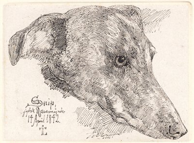 Köpek Kafası, Keskin Nişancı by Johan Thomas Lundbye