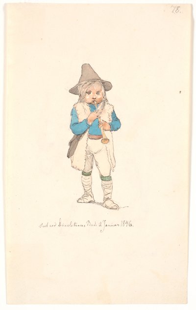 Lille "pifferaro" by Johan Thomas Lundbye