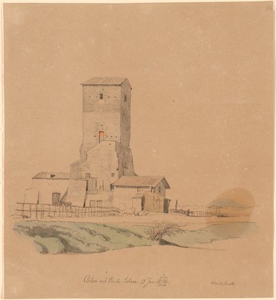 Osteri bkz. Ponte Salare by Johan Thomas Lundbye