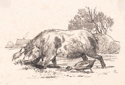 domuz ve diğer by Johan Thomas Lundbye