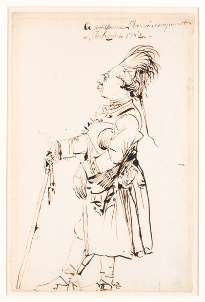 Baron Clemens August von Haxthausen ve Stockholm by Johan Tobias Sergel