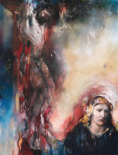 Maria#39;nın Dokunuşu · Çarmıhtaki İsa – Maria#39;nın Dokunuşu - Çarmıhtaki İsa by Johan Vlok Louw