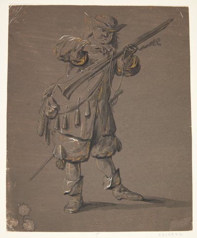 tüfekli asker by Johan le Ducq