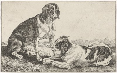 İki köpek by Johan le Ducq