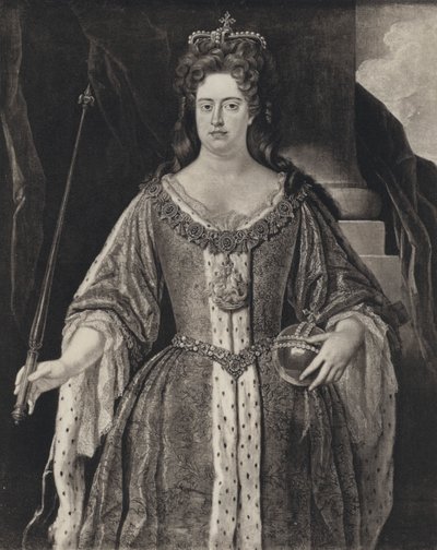 Kraliçe Anne (lito) by Johann (after) Closterman