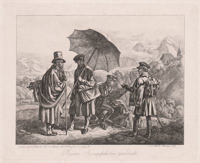 Sanatçılar Yolculuklarında by Johann Adam Klein
