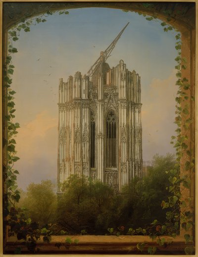 Bitmemiş güney kulesi by Johann Adolf Lasinsky