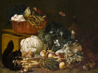 Sincaplı Natürmort (tuval üzerine yağlı boya) by Johann Amandus Wink