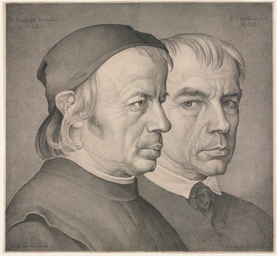 Eberhard Kardeşler, 1822. by Johann Anton Ramboux