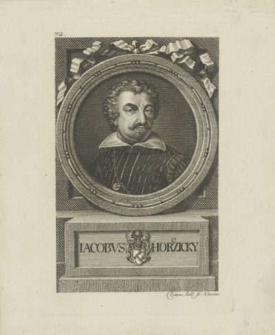 Jakub Horcicky z Tepence 1575-1622 portresi. by Johann Balzer