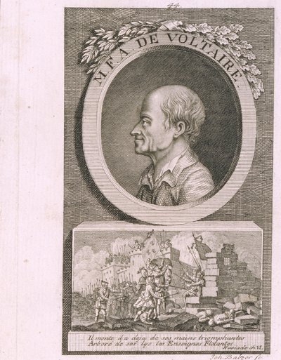 Yazar, denemeci ve filozof Francois Marie Arouet de Voltaire