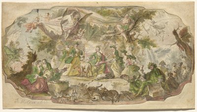Avdan Sonra Diana Dinleniyor by Johann Baptist Enderle