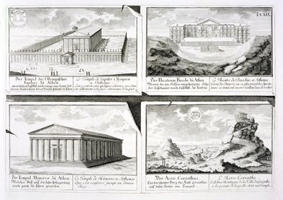Dört Klasik Yapının Görünümleri: Entwurf einer historischen Architektur