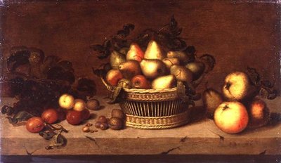 Sepette Meyve Natürmort (panel) by Johann Bouman