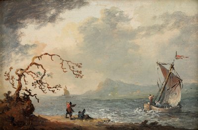 deniz manzarası by Johann Christian Brand