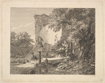 Üç Keçili Bir Çocuk, 1815. by Johann Christian Erhard