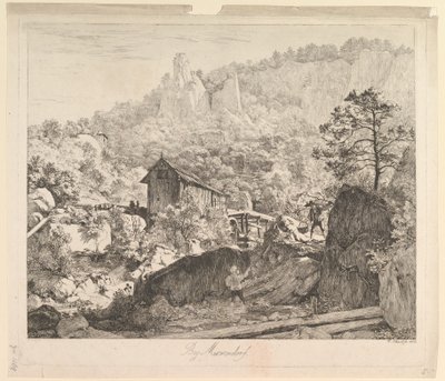 Muckendorf civarında, 1818. by Johann Christian Erhard