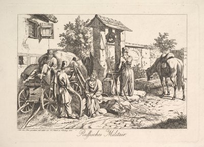 Kuyudaki Kazak, 1815. by Johann Christian Erhard