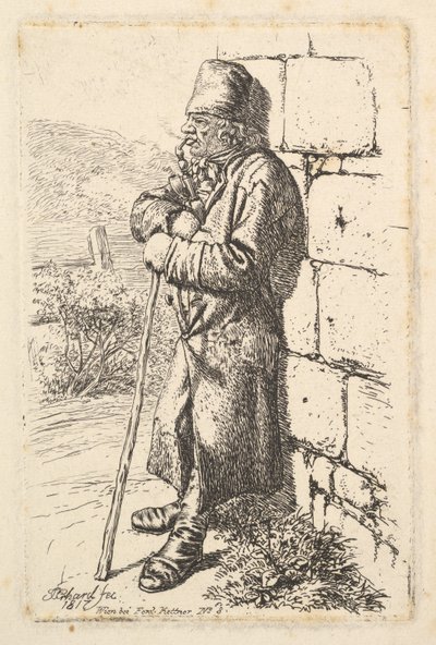 Tütün İçen, 1817. by Johann Christian Erhard