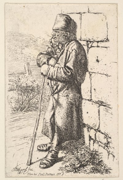 Tütün İçen, 1817. by Johann Christian Erhard