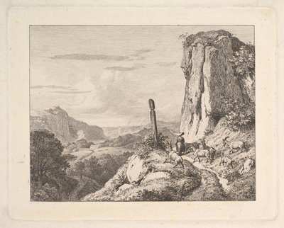 Altı Keçili Genç Kadın, 1815. by Johann Christian Erhard