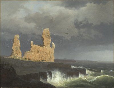İzlanda Sahili, 1889 by Johann Christian Ezdorf
