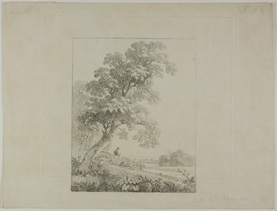 Büyük Ağaçlı Manzara by Johann Christian Klengel