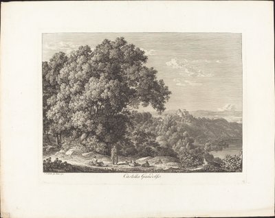 Castella Gandolfo by Johann Christian Reinhart