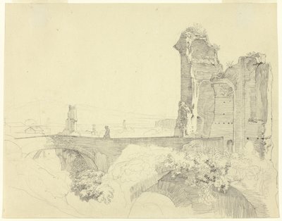 Köprü ve Yıkık Kule by Johann Christoph Erhard