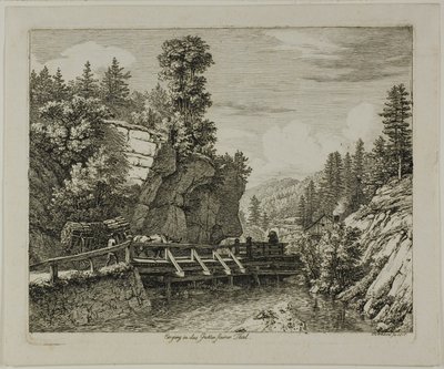 Guttensteiner Vadisi'ne giriş by Johann Christoph Erhard
