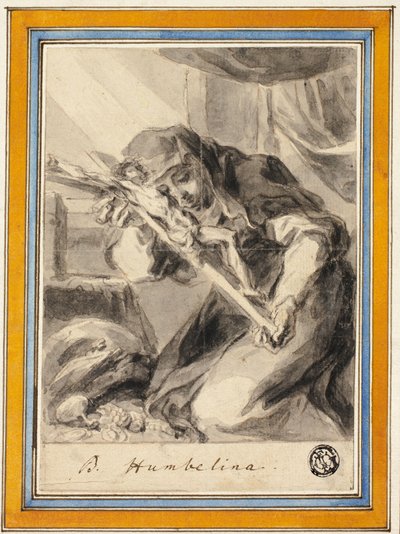 Haçlı Beata Humbelina, c.1700 by Johann Christoph Lischka