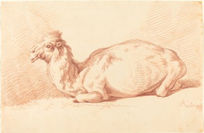bir höyük by Johann Elias Ridinger