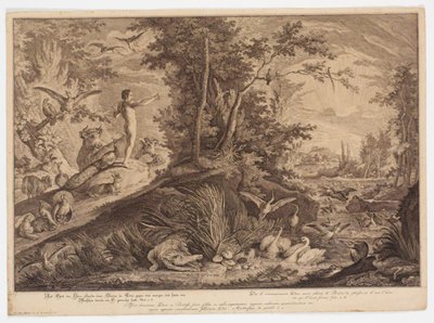 Adam i Edens var by Johann Elias Ridinger