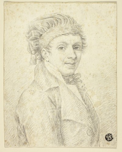 Şapkalı Adam Büstü by Johann Elias Ridinger
