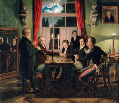 Satranç oyunu by Johann Erdmann Hummel