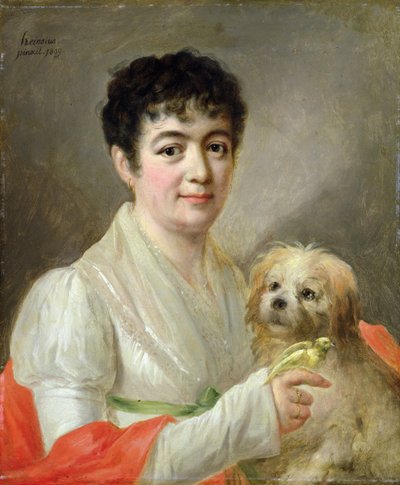 Bilinmeyen Bir Kadının Portresi, 1809 by Johann Ernst Heinsius
